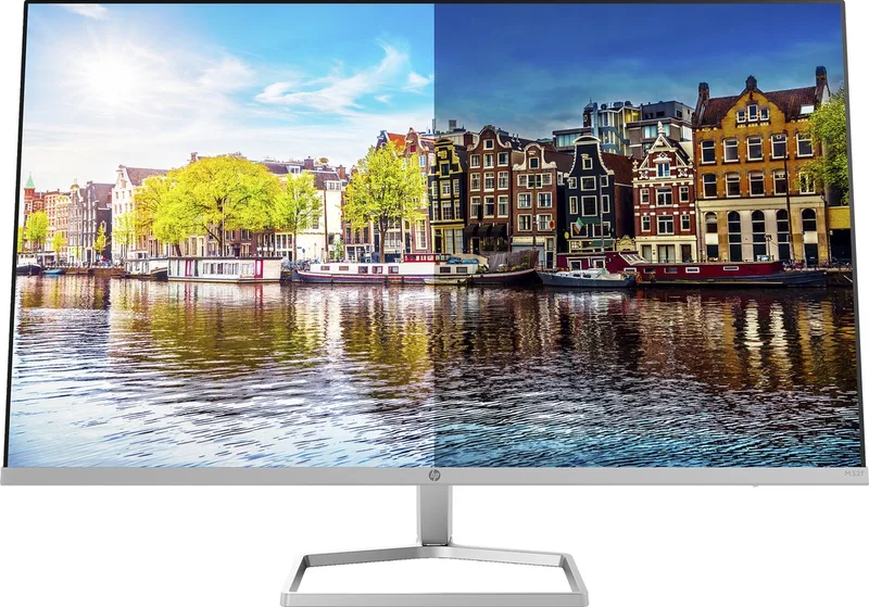 M27fq - QHD IPS Monitor - 27 inch från HP, Silver, Svart – omslag