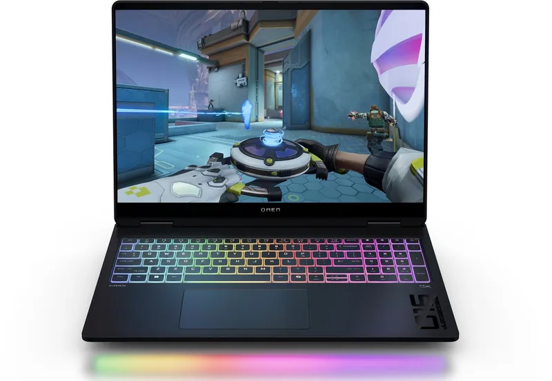 MAX Gaming 16-ak0008nb Copilot+ PC AMD Ryzen AI 7 350 Laptop 40,6 cm (16") WQXGA 24 GB DDR5-SDRAM 1 TB SSD NVIDIA GeForce RTX 5070 Ti Wi-Fi 6E (802.11ax) Windows 11 Home de HP, Noir – jaquette
