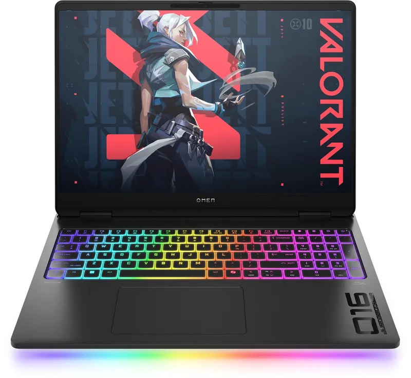 MAX Gaming Laptop 16-ah0017nb Intel Core Ultra 9 275HX 40,6 cm (16") 2K 32 GB DDR5-SDRAM 1 TB SSD NVIDIA GeForce RTX 5090 Wi-Fi 7 (802.11be) Windows 11 Home AI PC van HP, Zwart – cover