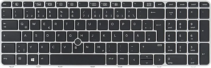 Notebook keyboard for HP EliteBook 850 G3 850 G4 ZBook 15u G3 G4 with pointer frame backlit Assemble de HP, DE – jaquette