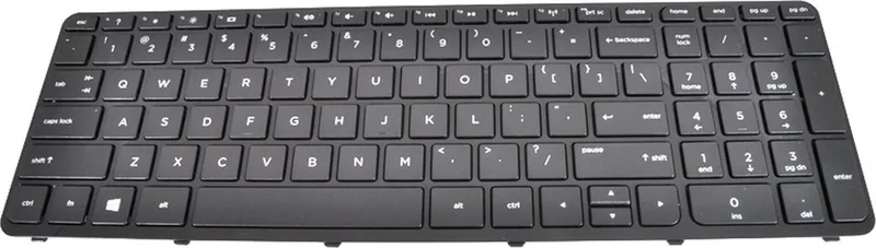 Notebook keyboard for HP Pavilion 17 17-N 17-E 17-e082sf with frame de HP – jaquette