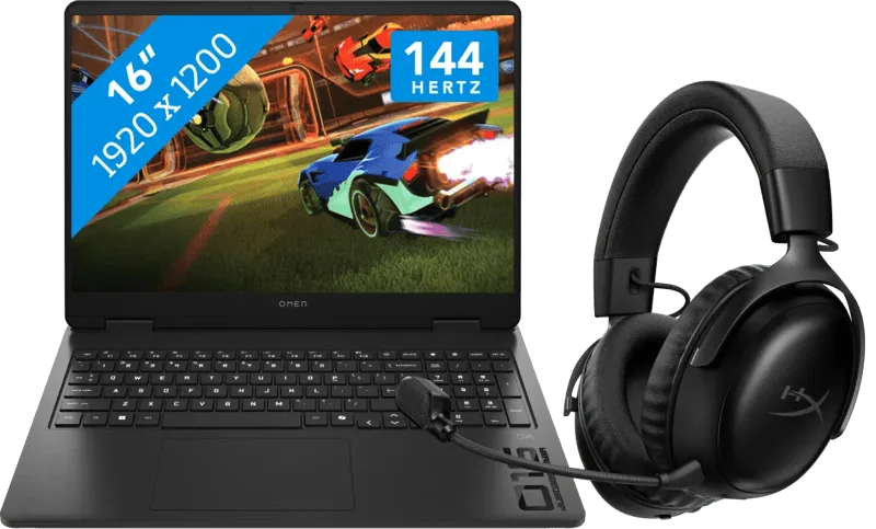 OMEN 16-am0975nb + HyperX Cloud III S Wireless Zwart de HP – jaquette
