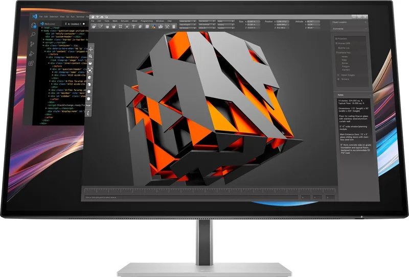 Series 7 Pro Serie 7 Pro 27 inch 4K Thunderbolt 4 monitor - 727pk van HP, Zilver – cover