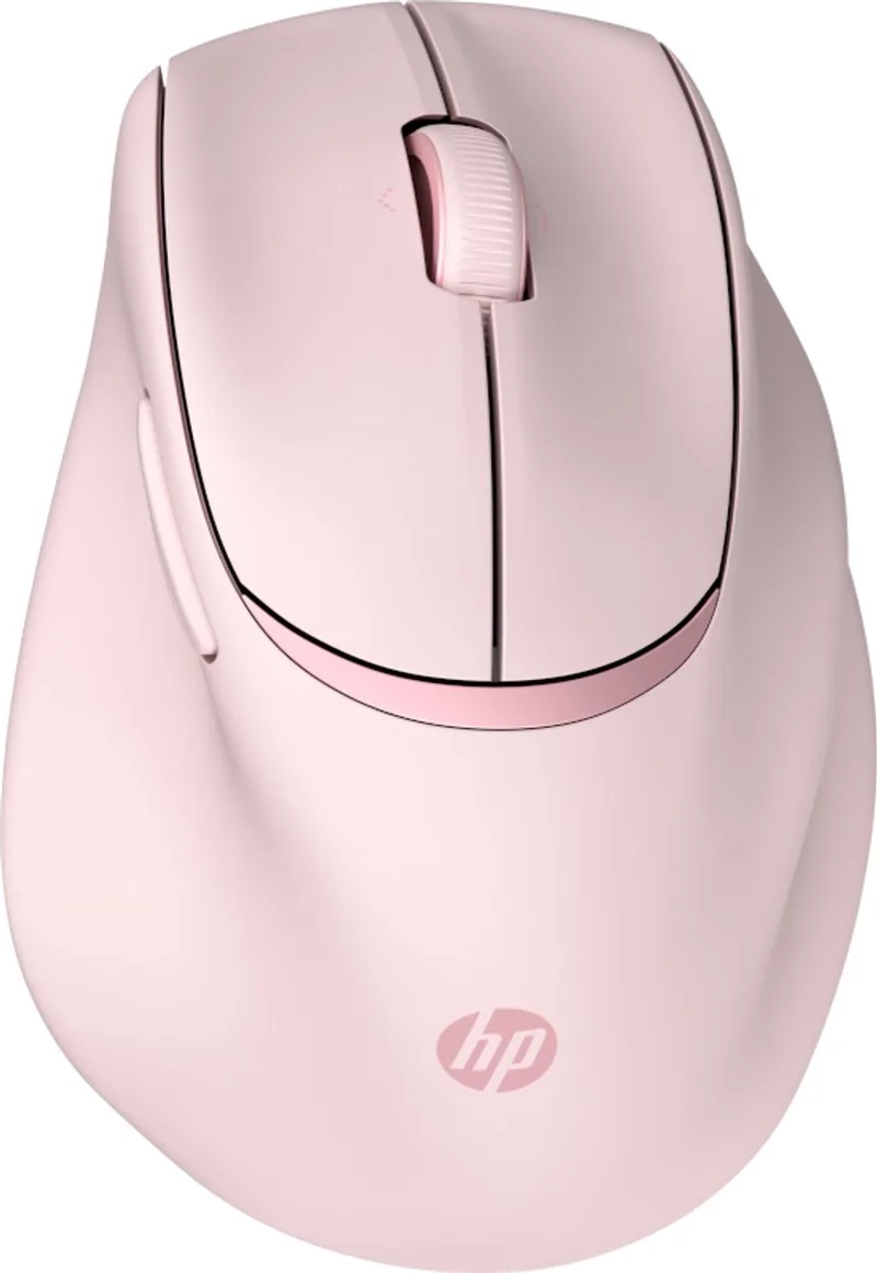 Tilt Ergonomische Muis 720M – Draadloos - Comfort- Snelladen- Pink van HP, Roze – cover
