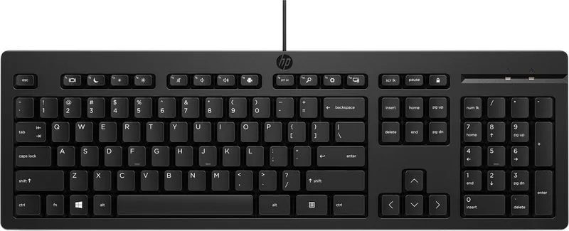 Toetsenbord hp 125 zwart by HP, Black, BE – cover