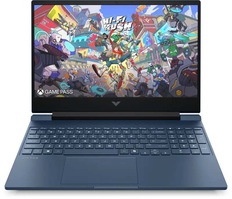 Victus Gaming 15-fa2666nb Intel® Core™ i7 i7-13620H Laptop 39,6 cm (15.6") Full HD 16 GB DDR5-SDRAM 1 TB SSD NVIDIA GeForce RTX 5060 Wi-Fi 6E (802.11ax) Windows 11 Home van HP, Blauw – cover