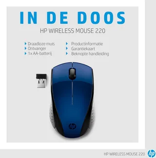 Wireless Mouse HP 7KX11AA#ABB Light från HP, Blå – omslag 1 av 2
