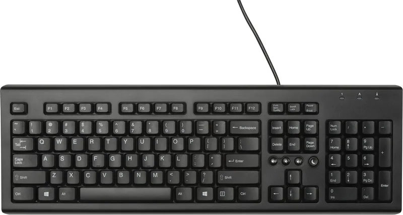 WZ972AA - klassiek toetsenbord met snoer van HP, Zwart – cover