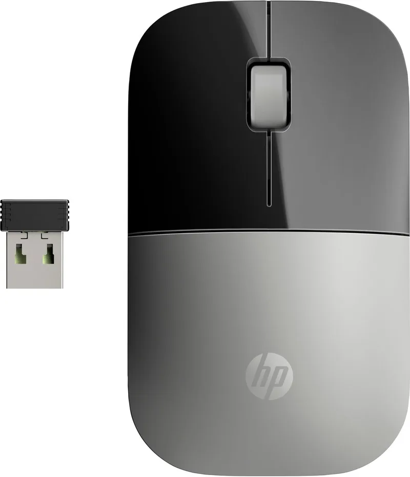 Z3700 - Draadloze Muis - Zwart en by HP, Silver – cover