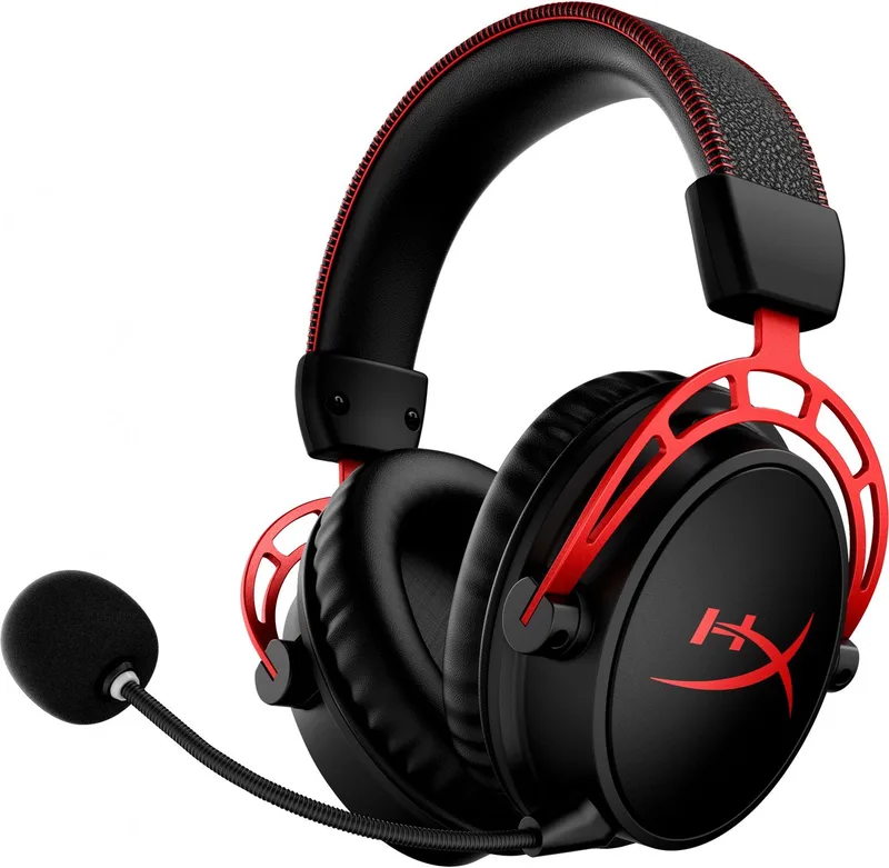 Cloud Alpha Draadloze Gaming Headset - Zwart/Rood van HyperX, Zwart – cover