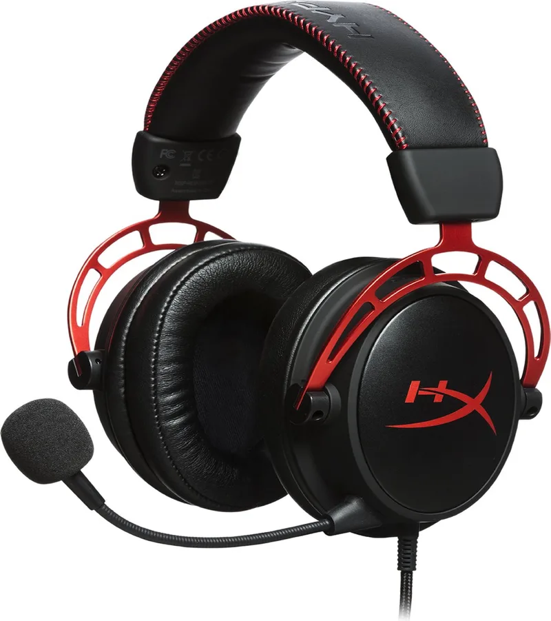 Cloud Alpha Pro Gaming Headset - PC, PS4, PS5, Xbox One & Xbox Series - Zwart/Rood van HyperX, Rood – cover