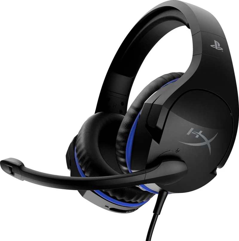 Cloud Stinger Gaming Headset - Official Licensed PS4 - Zwart/Blauw van HyperX, Zwart – cover