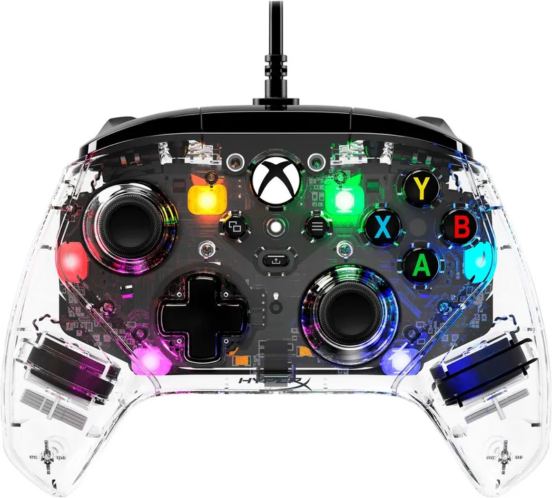 Clutch Gladiate RGB Gaming-Controller de HyperX, Noir – jaquette