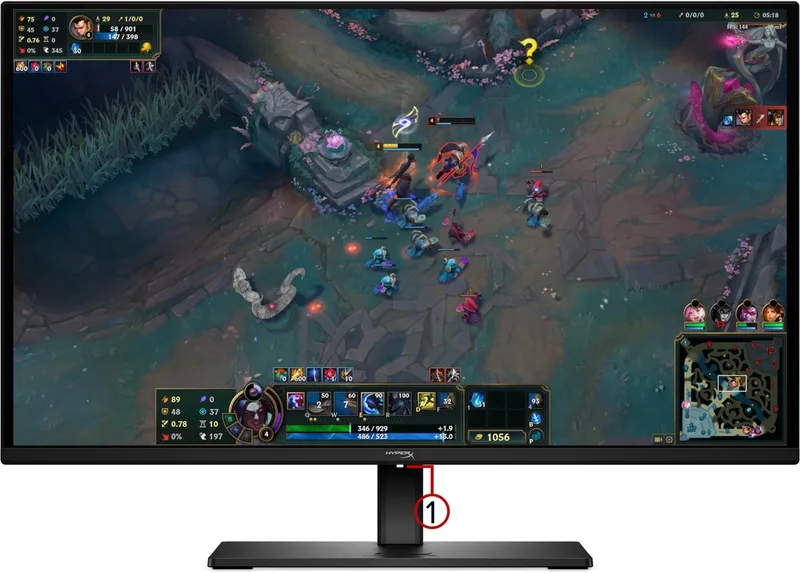 OMEN OLED 27q Gaming Monitor - 27 Inch QHD - 240Hz - QD-OLED - 0,03ms - NVIDIA G-SYNC de HyperX, Noir – jaquette
