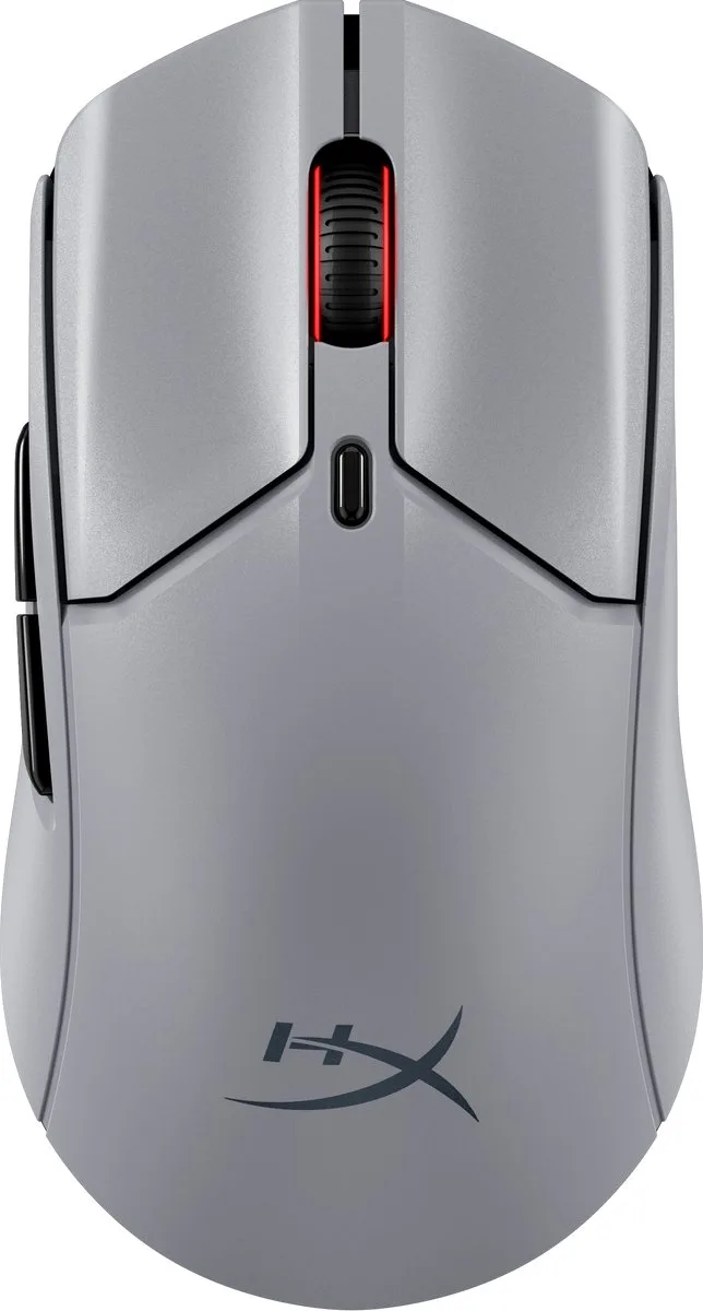 Pulsefire Haste 2 Pro - 4K Draadloze Gaming Muis - Instant Pair met OMEN Gaming Laptops de HyperX, Gris – jaquette