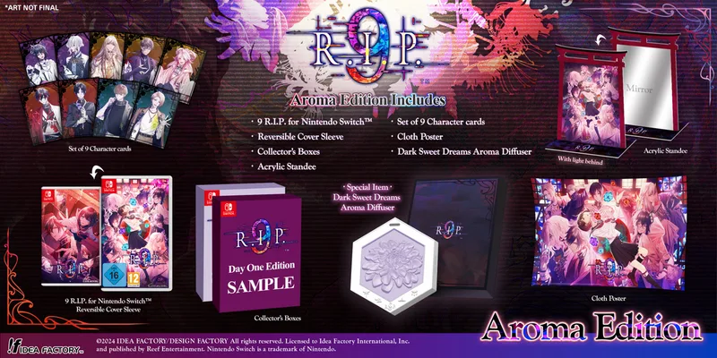 9 R.I.P Aroma Edition van Idea Factory, Nintendo Switch – cover