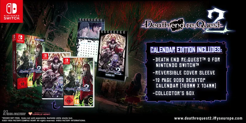 Death end re;Quest 2 Calendar Edition van Idea Factory, Nintendo Switch – cover