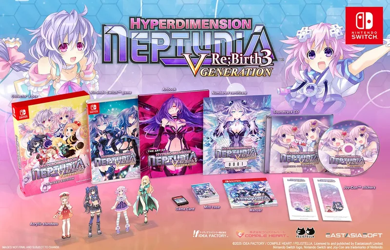Hyperdimension Neptunia Re;Birth3 V Generation Limited Edition van Idea Factory, Nintendo Switch – cover