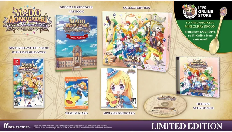 Mado Monogatari: Fia and the Wondrous Academy Limited Edition by Idea Factory, Nintendo Switch – cover