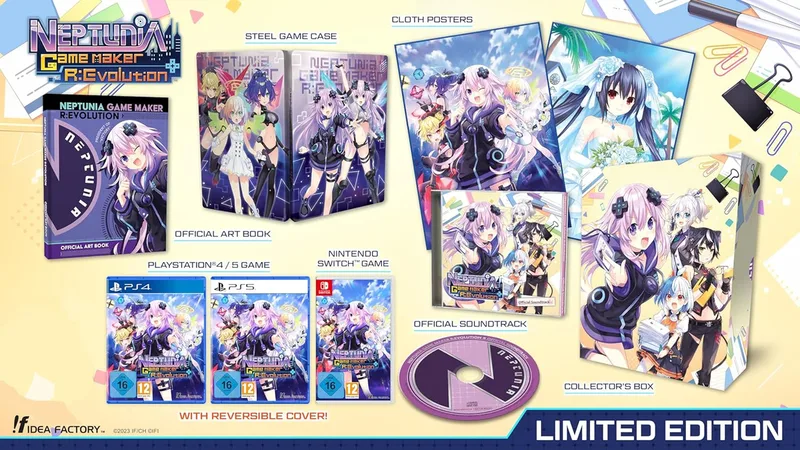 Neptunia Game Maker R:Evolution Limited Edition by Idea Factory, PS5 – cover