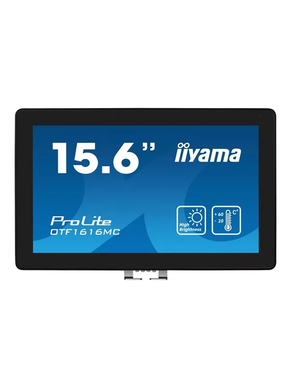 15.6" iiyama ProLite OTF1616MC-B1 - 1920x1080 - 60Hz - VA van iiyama, Zwart – cover
