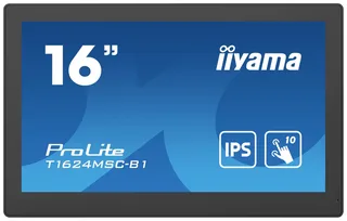 15.6" iiyama ProLite T1624MSC-B1 - LED Monitor - Full HD (1080p) - 15.6" by iiyama, Black – cover 2 of 2