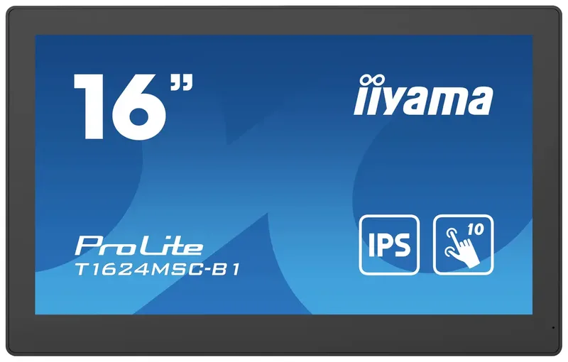 15.6" iiyama ProLite T1624MSC-B1 - LED Monitor - Full HD (1080p) - 15.6" by iiyama, Black – cover 2 of 2