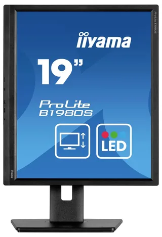 19" iiyama ProLite B1980S - 1280x1024 - 75Hz - TN by iiyama, Black – cover 2 of 2