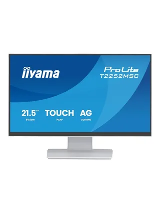 21" iiyama ProLite T2252MSC-W2AG - LED monitor - Full HD (1080p) - 21.5" by iiyama, White – cover 1 of 2