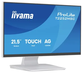 21" iiyama ProLite T2252MSC-W2AG - LED monitor - Full HD (1080p) - 21.5" by iiyama, White – cover 2 of 2
