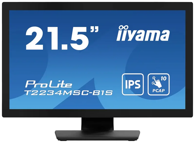 22" iiyama ProLite T2234MSC-B1S - 1920x1080 - 60Hz - IPS de iiyama, Noir – jaquette 2 sur 2