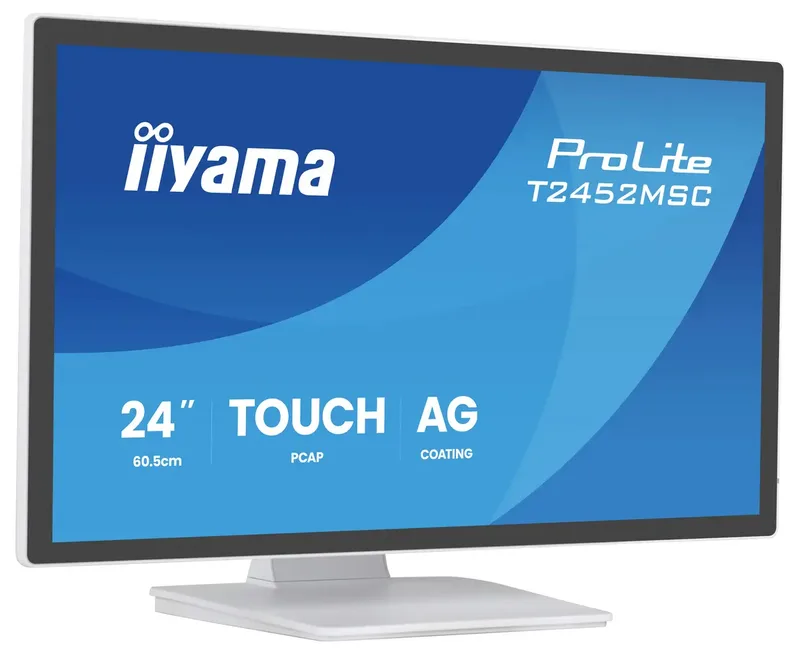 24" iiyama ProLite T2452MSC-W2AG - LED monitor - Full HD (1080p) - 24" de iiyama, Blanc – jaquette 2 sur 2