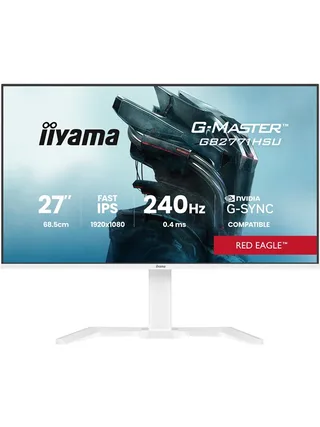 27" iiyama GB2771HSU - 1920x1080 (FHD) - 240Hz - IPS van iiyama, Wit – cover 1 van 2