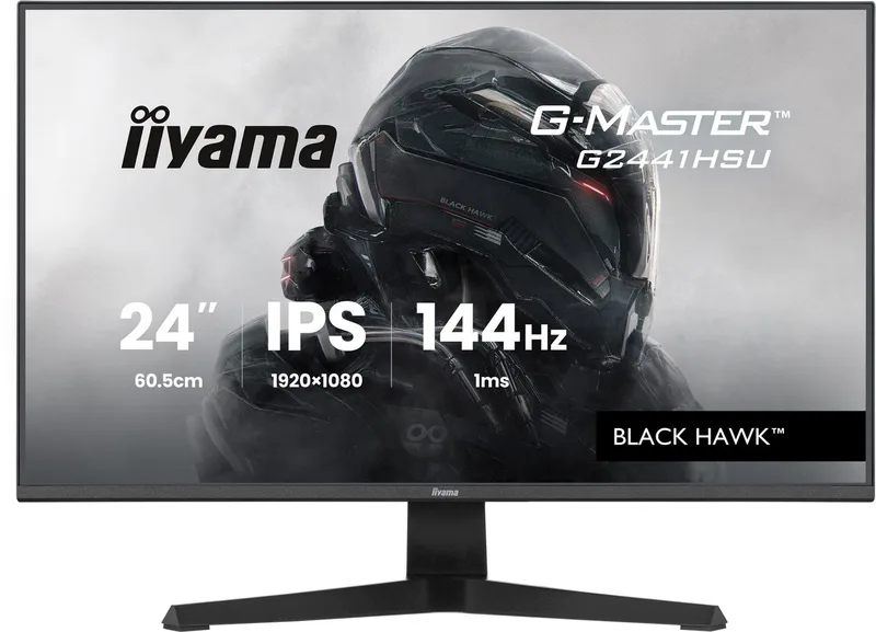 G-Master G2441HSU-B1 Black Hawk - 24 inch - Full HD - IPS - 144 Hz de iiyama, Noir – jaquette
