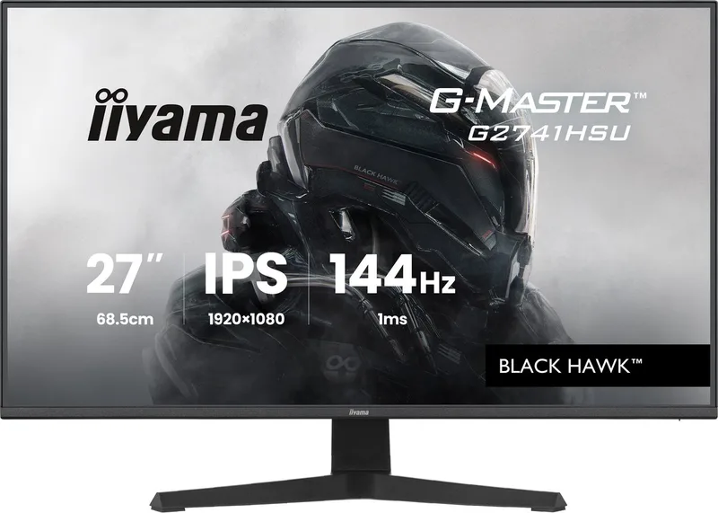 G-Master G2741HSU-B1 Black Hawk - 27 inch - Full HD - IPS - 144 Hz van iiyama, Zwart – cover