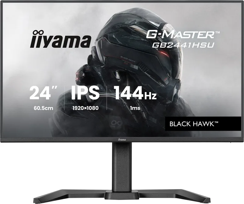 G-Master GB2441HSU-B1 Black Hawk - 24 inch - Full HD - IPS - 144 Hz - Verstelbaar van iiyama, Zwart – cover