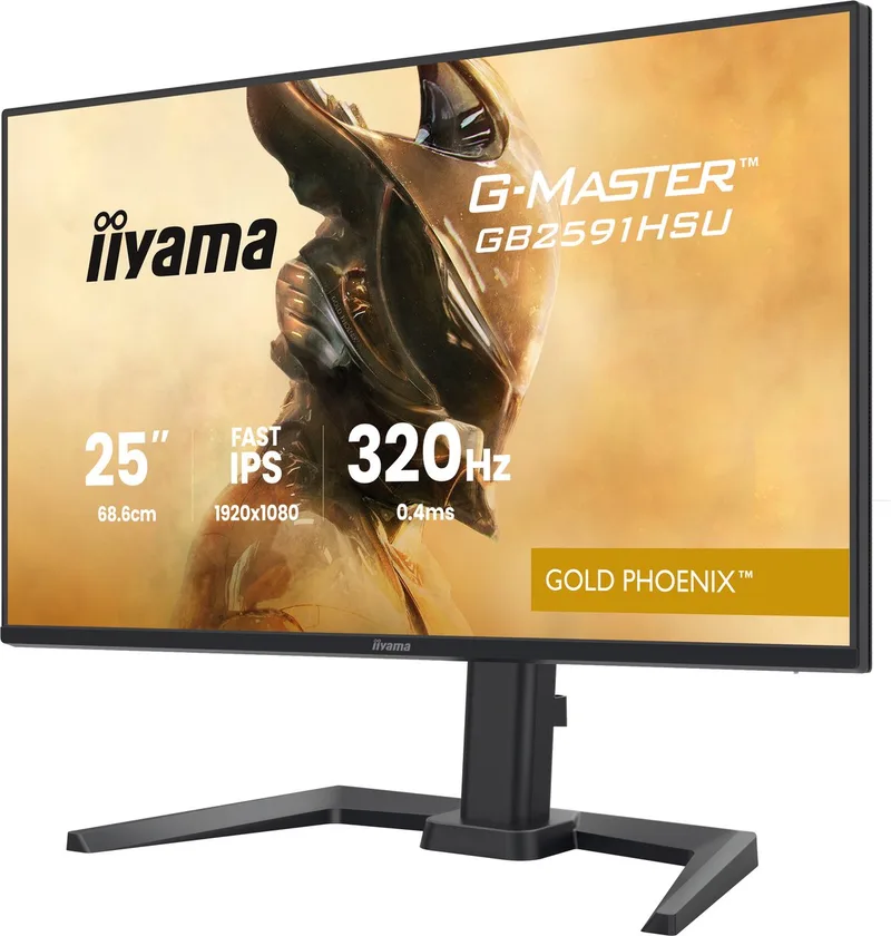 G-Master GB2591HSU-B1 Gold Phoenix - 25 inch - Full HD - IPS - 320 Hz - verstelbaar - HDMI 2.1 - HDR10 by iiyama, Black – cover