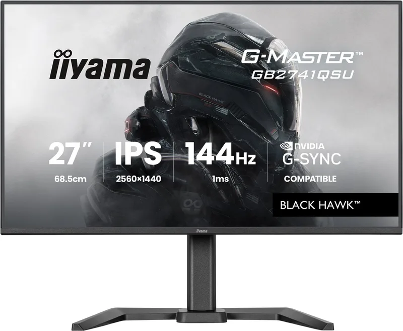 G-Master GB2741QSU-B1 Hawk - 27 inch - QHD - IPS - 144 Hz - Verstelbaar by iiyama, Black – cover