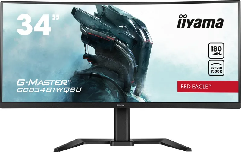 G-Master GCB3481WQSU-B1 - 34 inch - WQHD - VA - 180 Hz - Verstelbaar - Curved by iiyama, Black – cover