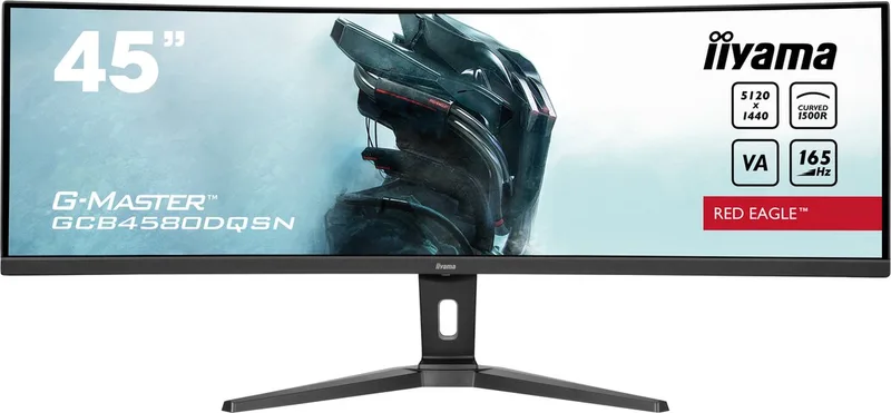 G-Master GCB4580DQSN-B1 Red Eagle - 45 inch - DQHD - VA - 165 Hz - Verstelbaar - Curved van iiyama, Zwart – cover