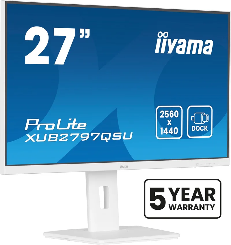 Gaming-Monitor Iiyama XUB2797QSU-W2 27" Quad HD by iiyama, White – cover