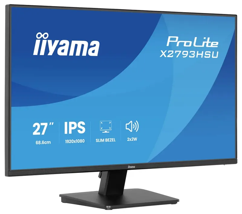 iyama ProLite X2793HSU-B1 - 27 inch - Full HD - IPS - USB-Hub (2x) by iiyama, Black – cover 2 of 2