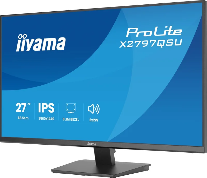 iyama ProLite X2797QSU-B1 - 27 inch - QHD - IPS - USB-Hub (4x) by iiyama, Black – cover