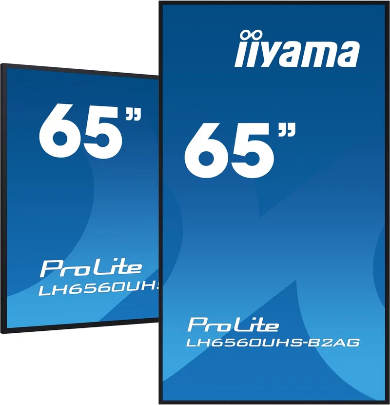 Monitor Iiyama LH6560UHS-B2AG 65" 4K Ultra HD by iiyama, Black – cover