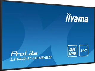 ProLite LH4341UHS-B2 - 43 Inch - IPS - 4K - 24/7 werktijd - 500 cd/m² by iiyama, Black – cover 1 of 2