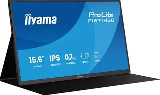 Prolite P1671HSC-B1 - 16 inch - Full HD - IPS van iiyama, Zwart – cover 1 van 2