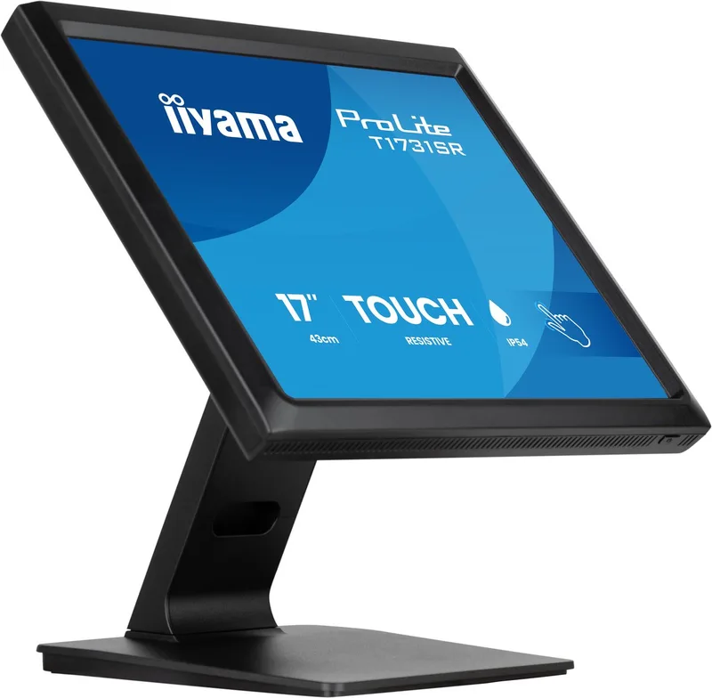 ProLite T1731SR-B2S computer monitor 43,2 cm (17) 1280 x 1024 Pixels SXGA LCD Touchscreen Tafel de iiyama, Noir – jaquette