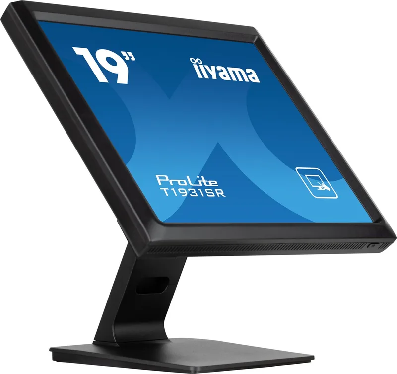 ProLite T1931SR-B1S computer monitor 48,3 cm (19) 1280 x 1024 Pixels SXGA LCD Touchscreen by iiyama, Black – cover