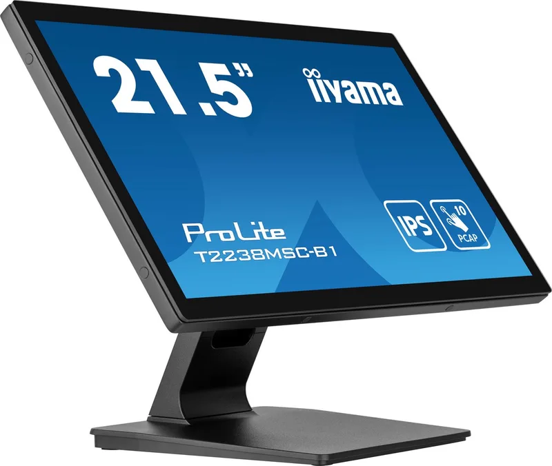 ProLite T2238MSC-B1 computer monitor 54,6 cm (21.5") 1920 x 1080 Pixels Full HD LED Touchscreen van iiyama, Zwart – cover