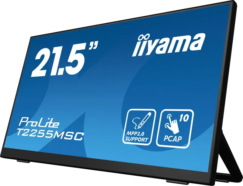 ProLite T2255MSC-B1 - 22 Inch - IPS - Full HD - 10 punts touch by iiyama, Black – cover 2 of 2